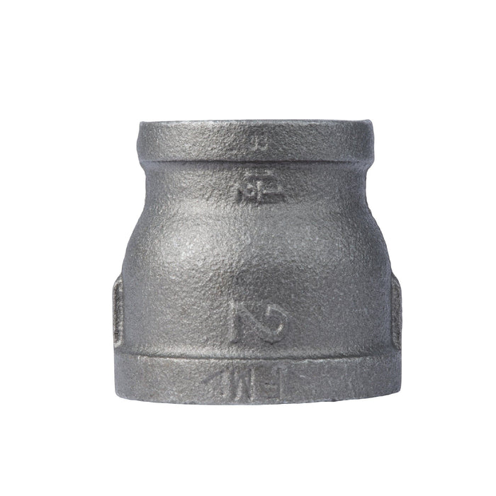 2 in. x 1 1/2 in. Black Reducing Coupling - Sweatfully