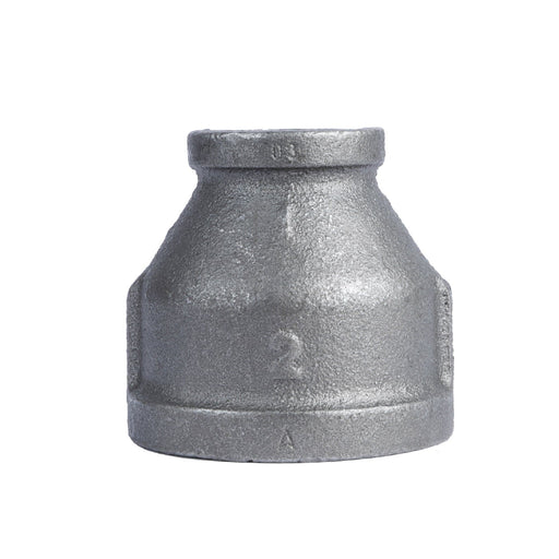 2 in. x 1 in. Black Reducing Coupling - Sweatfully