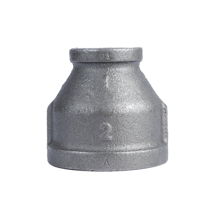 2 in. x 1 in. Black Reducing Coupling - Sweatfully