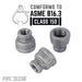 2 in. x 1 in. Black Reducing Coupling - Sweatfully