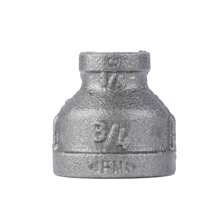 3/4 in. x 1/4 in. Black Reducing Coupling - Sweatfully