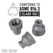 3/4 in. x 1/4 in. Black Reducing Coupling - Sweatfully