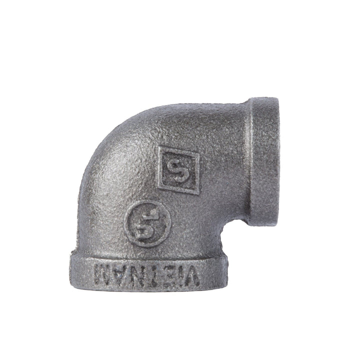 1 1/2 in. x 1 in. Black Reducing Elbow - Sweatfully