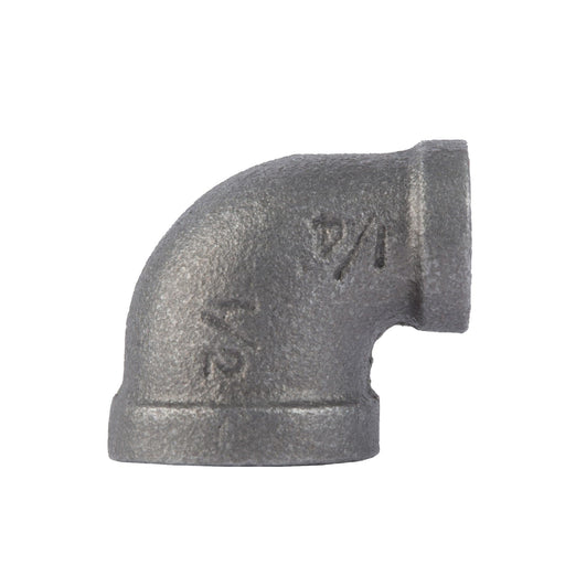 1/2 in. x 1/4 in. Black Reducing Elbow - Sweatfully