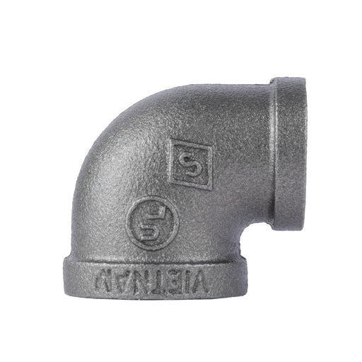 1 in. x 3/4 in. Black Reducing Elbow - Sweatfully