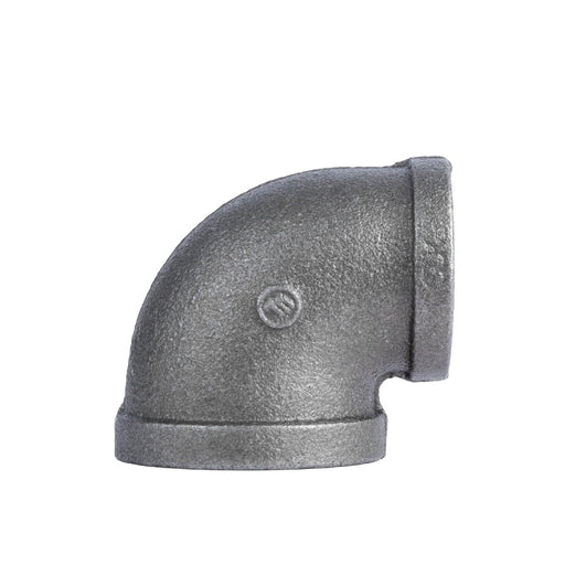 2 in. x 1 1/2 in. Black Reducing Elbow - Sweatfully