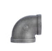 2 in. x 1 1/2 in. Black Reducing Elbow - Sweatfully