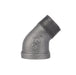 1 1/4 in. Black 45 Degree Street Elbow - Sweatfully