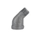 3/8 in. Black 45 Degree Street Elbow - Sweatfully