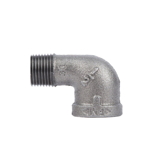 1/2 in. Black 90 Degree Street Elbow - Sweatfully