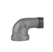 3/8 in. Black 90 Degree Street Elbow - Sweatfully