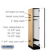 Salsbury 12" Wide Single Tier Designer Wood Locker - 1 Wide - 5 Feet High - 21 Inches Deep - Maple - Hasps - Sweatfully