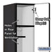 Salsbury 12" Wide Single Tier Designer Wood Locker - 1 Wide - 5 Feet High - 15 Inches Deep - Black - Hasps - Sweatfully