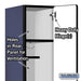 Salsbury 12" Wide Single Tier Designer Wood Locker - 1 Wide - 5 Feet High - 15 Inches Deep - Blue - Hasps - Sweatfully