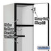 Salsbury 12" Wide Single Tier Designer Wood Locker - 1 Wide - 5 Feet High - 15 Inches Deep - Gray - Hasps - Sweatfully