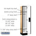 Salsbury 12" Wide Single Tier Designer Wood Locker - 1 Wide - 5 Feet High - 15 Inches Deep - Maple - Black Electronic Locks - Sweatfully