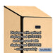 Salsbury 12" Wide Single Tier Designer Wood Locker - 1 Wide - 5 Feet High - 15 Inches Deep - Maple - Hasps - Sweatfully
