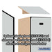Salsbury 12" Wide Single Tier Designer Wood Locker - 1 Wide - 5 Feet High - 18 Inches Deep - Gray - Hasps - Sweatfully