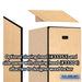 Salsbury 12" Wide Single Tier Designer Wood Locker - 1 Wide - 5 Feet High - 18 Inches Deep - Maple - Hasps - Sweatfully