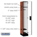 Salsbury 12" Wide Single Tier Designer Wood Locker - 1 Wide - 6 Feet High - 18 Inches Deep - Cherry - Hasps - Sweatfully