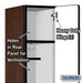 Salsbury 12" Wide Single Tier Designer Wood Locker - 1 Wide - 6 Feet High - 18 Inches Deep - Mahogany - Hasps - Sweatfully