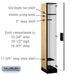 Salsbury 12" Wide Single Tier Designer Wood Locker - 1 Wide - 6 Feet High - 18 Inches Deep - Maple - Hasps - Sweatfully