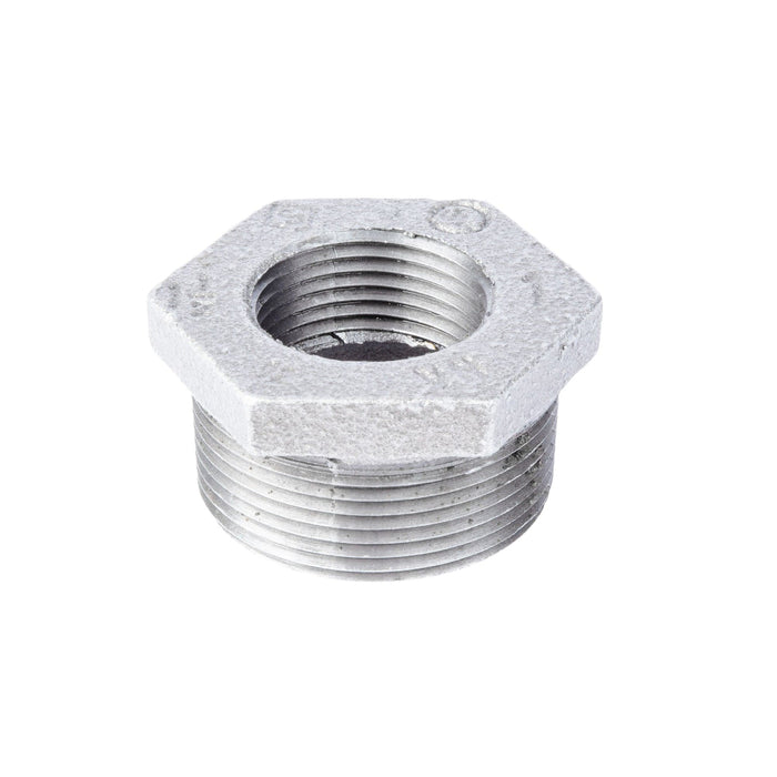1 1/2 in. x 1 in. Galvanized Iron Bushing - Sweatfully