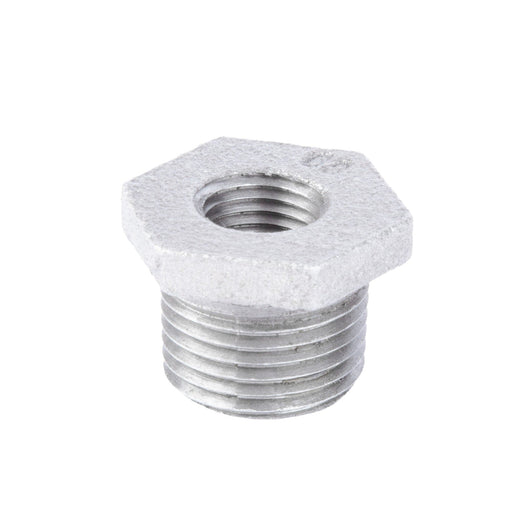 1/2 in. x 1/4 in. Galvanized Iron Bushing - Sweatfully