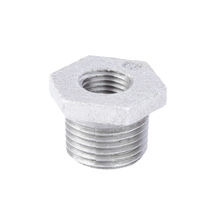 1/2 in. x 1/4 in. Galvanized Iron Bushing - Sweatfully
