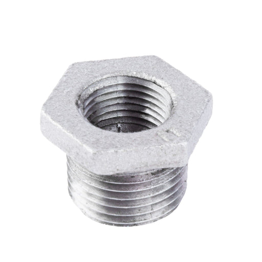 1/2 in. x 3/8 in. Galvanized Iron Bushing - Sweatfully