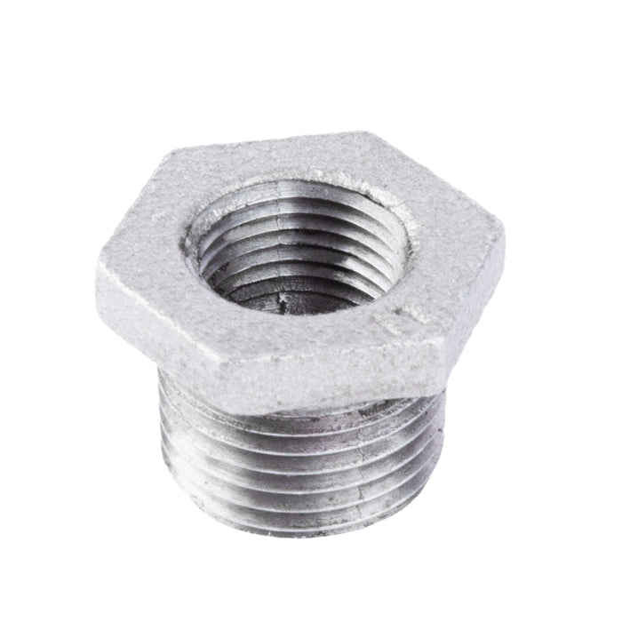 1/2 in. x 3/8 in. Galvanized Iron Bushing - Sweatfully