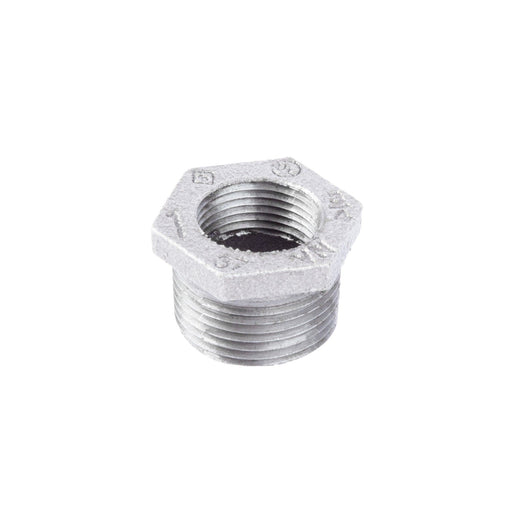 1 in. x 3/4 in. Galvanized Iron Bushing - Sweatfully