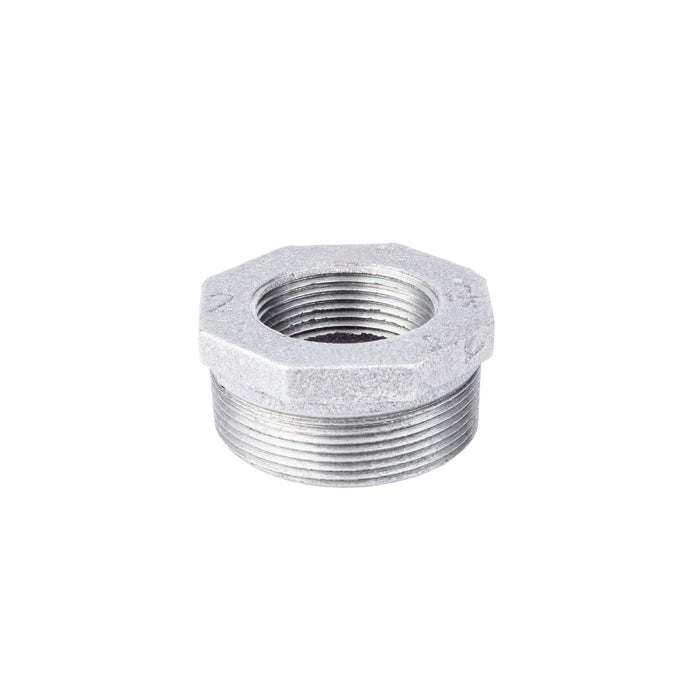 2 in. x 1 1/4 in. Galvanized Iron Bushing - Sweatfully