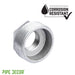 2 in. x 1 in. Galvanized Iron Bushing - Sweatfully