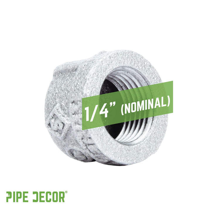 1/4 in. Galvanized Iron Cap - Sweatfully