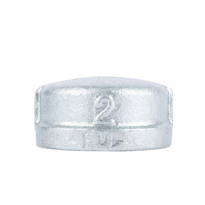 2 in. Galvanized Iron Cap - Sweatfully