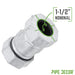 1 1/2 in. Galvanized Iron Compression Coupling - Sweatfully