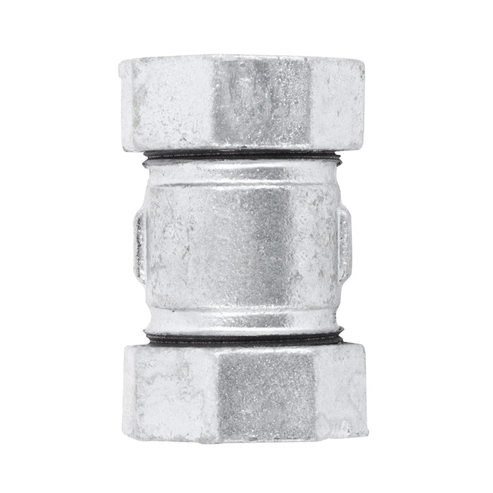 1 1/4 in. Galvanized Iron Compression Coupling - Sweatfully