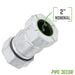 2 in. Galvanized Iron Compression Coupling - Sweatfully