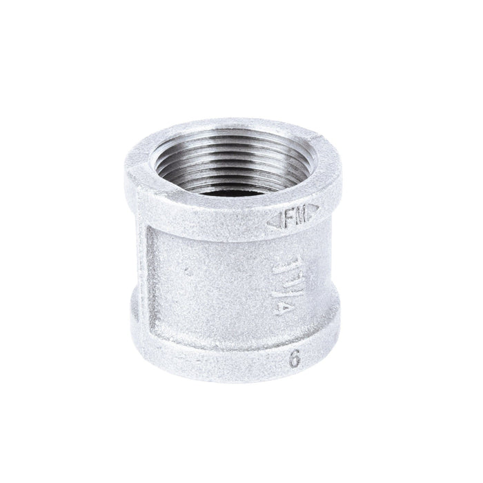 1 1/4 in. Galvanized Iron Coupling - Sweatfully