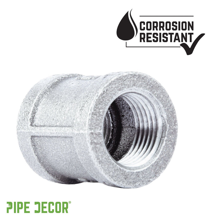 1/2 in. Galvanized Iron Coupling - Sweatfully