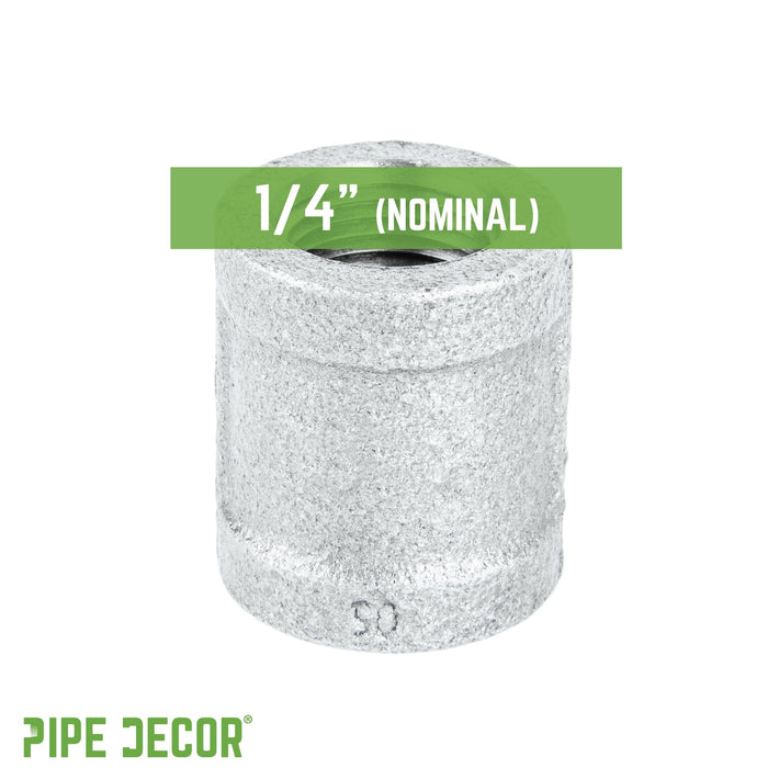 1/4 in. Galvanized Iron Coupling - Sweatfully