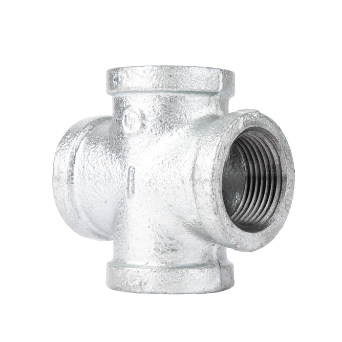 1 in. Galvanized Iron Cross - Sweatfully