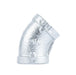 1/2 in. Galvanized Iron 45 Degree Elbow - Sweatfully