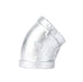 2 in.  Galvanized Iron 45 Degree Elbow - Sweatfully