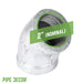 2 in.  Galvanized Iron 45 Degree Elbow - Sweatfully