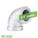 1/2 in. Galvanized Iron 90 Degree Elbow - Sweatfully