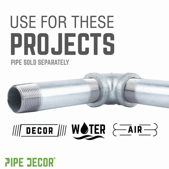 1 in. Galvanized Iron 90 Degree Elbow - Sweatfully