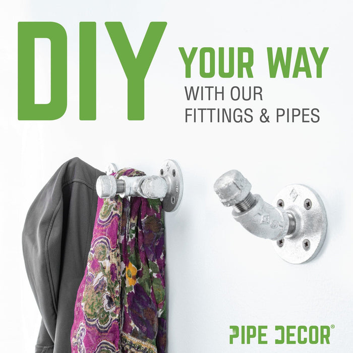 1 in. Galvanized Iron 90 Degree Elbow - Sweatfully