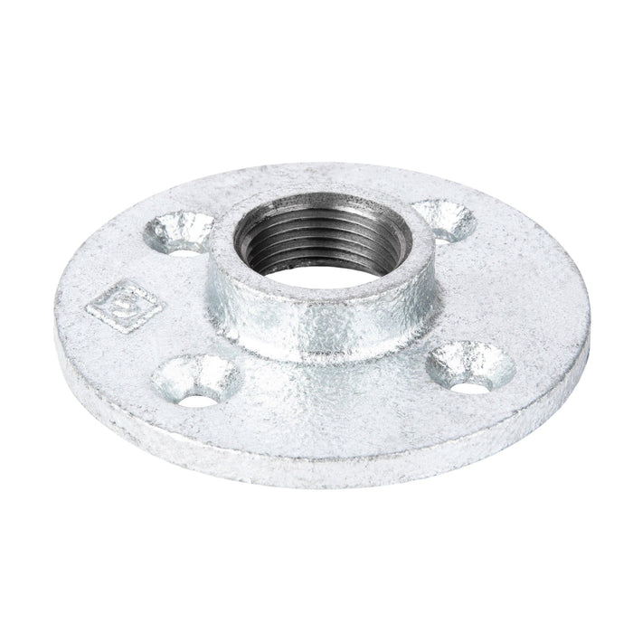 1/4 in. Galvanized Iron Floor Flange - Sweatfully